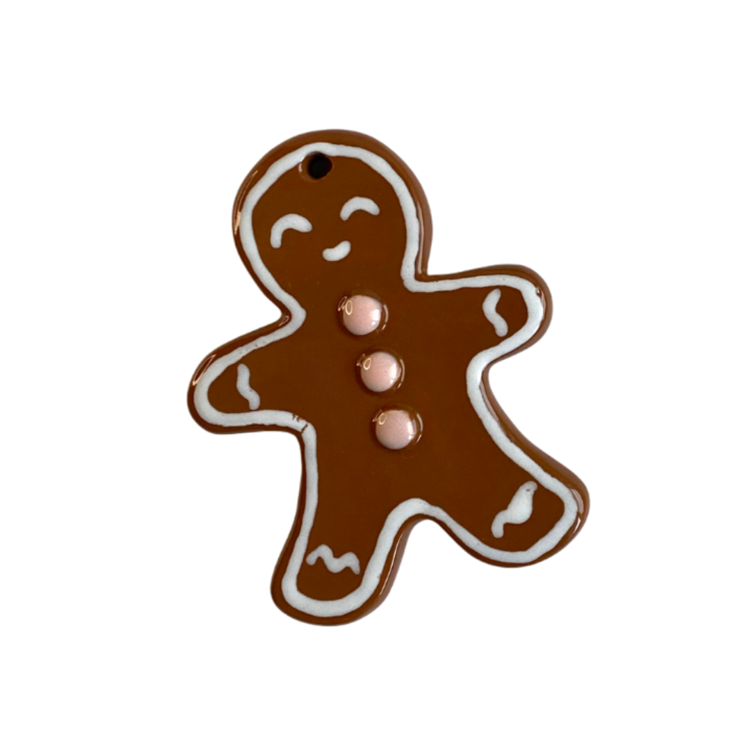 🎄 Flat Gingerbread Man Ornament