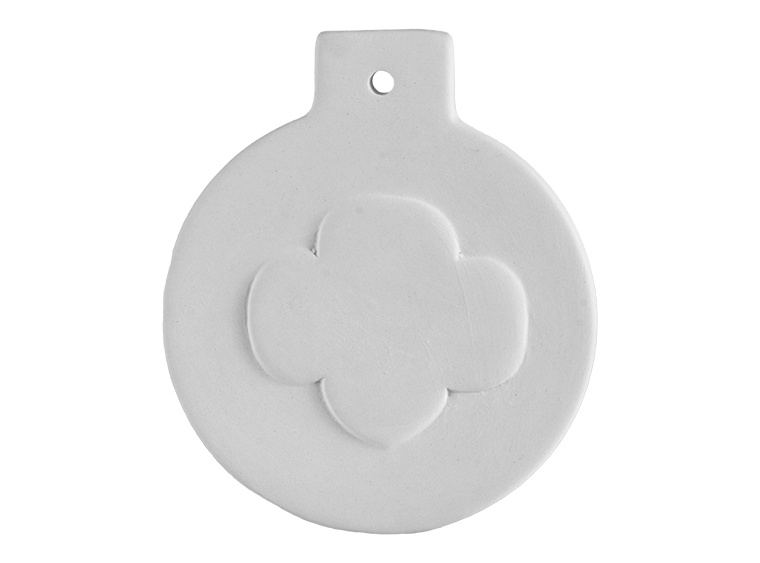💚 Flat Girl Scout Trefoil Ornament