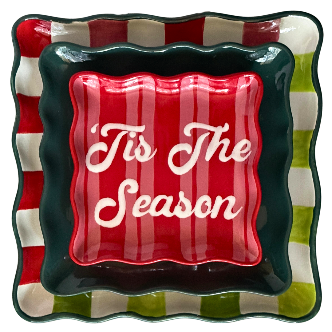🎄 Sassy Salad Plate