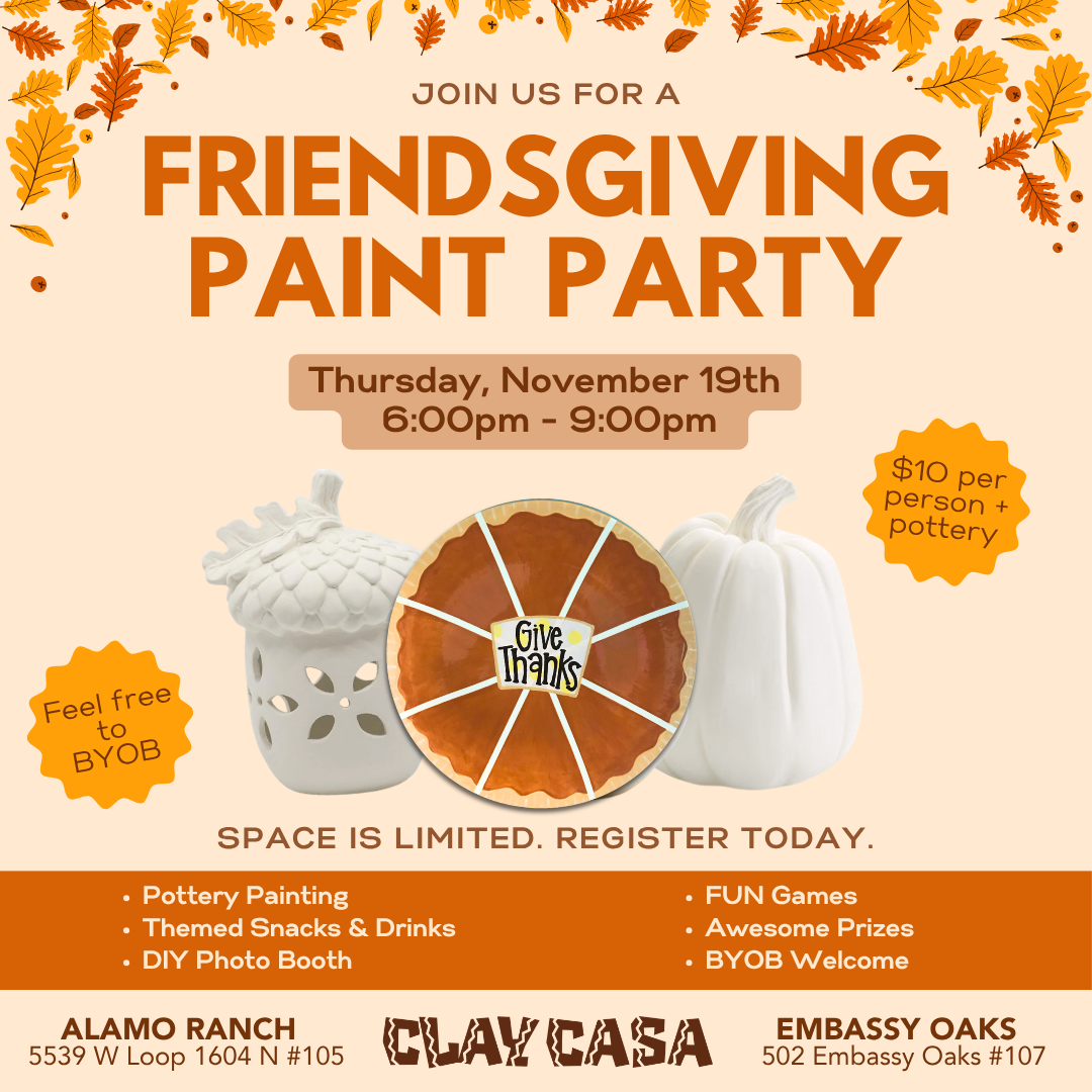 Thursday, November 19th - Friendsgiving Paint Party Event