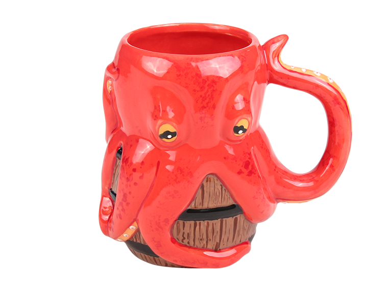 Octopus Barrel Mug