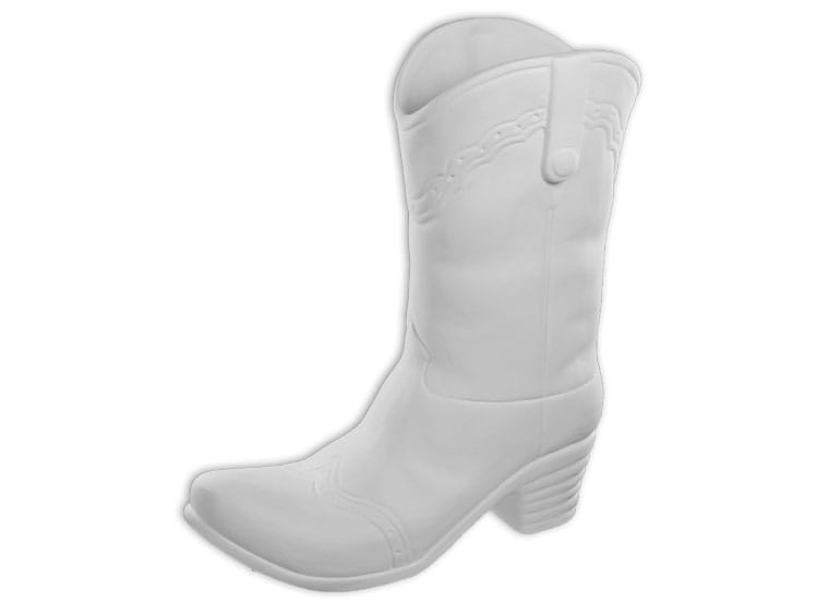 Cowboy Boot Vase