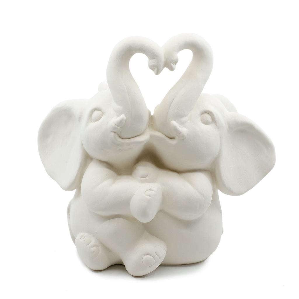 Hugging Elephants