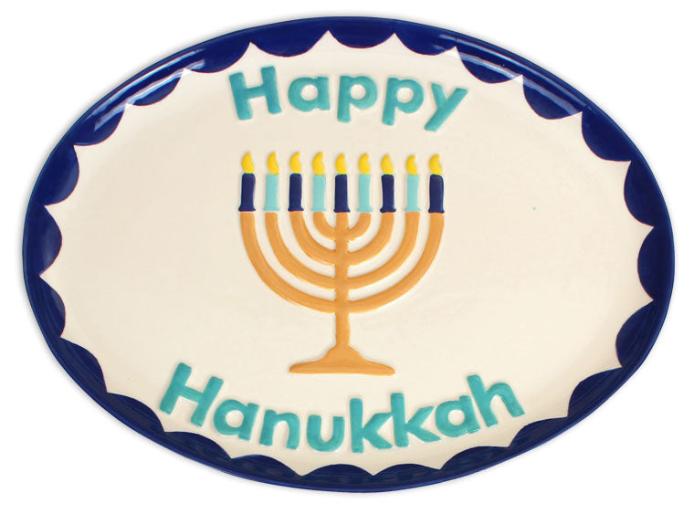 Happy Hanukkah Platter*